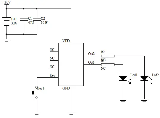 低功耗兩路切換開關(guān)芯片led開關(guān)調(diào)色溫控制芯片方案開發(fā)EH5204多路開關(guān)芯片SOP-8